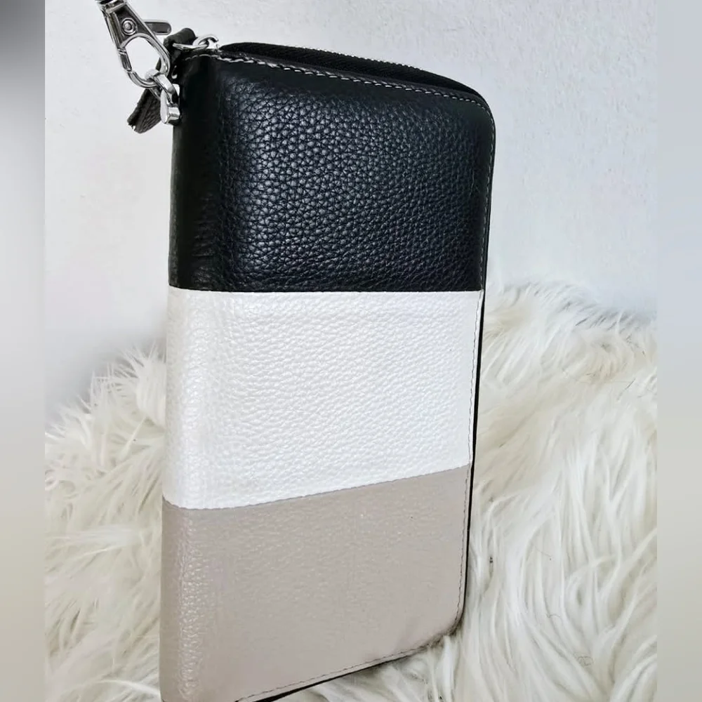 Large Capacity Multi Card Holder Stylish Wristlet Wallet Purse 🌴